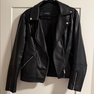 Women's Black Leather Jacket